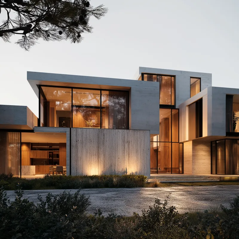 Inicio Propuesta de diseño: Vivienda en madera y piedra
